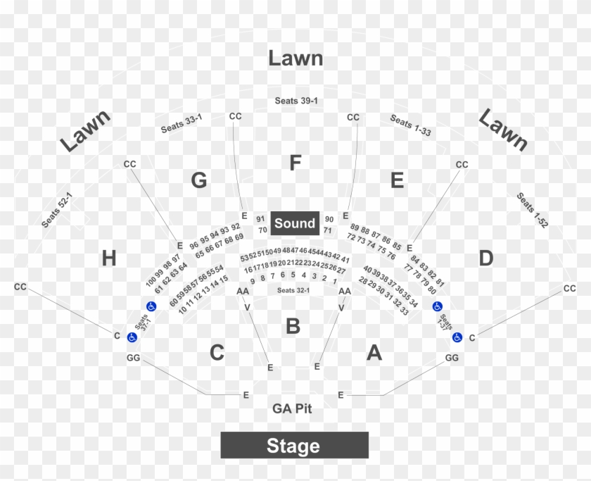 Ruoff Music Center Seating Chart Clipart #4968793