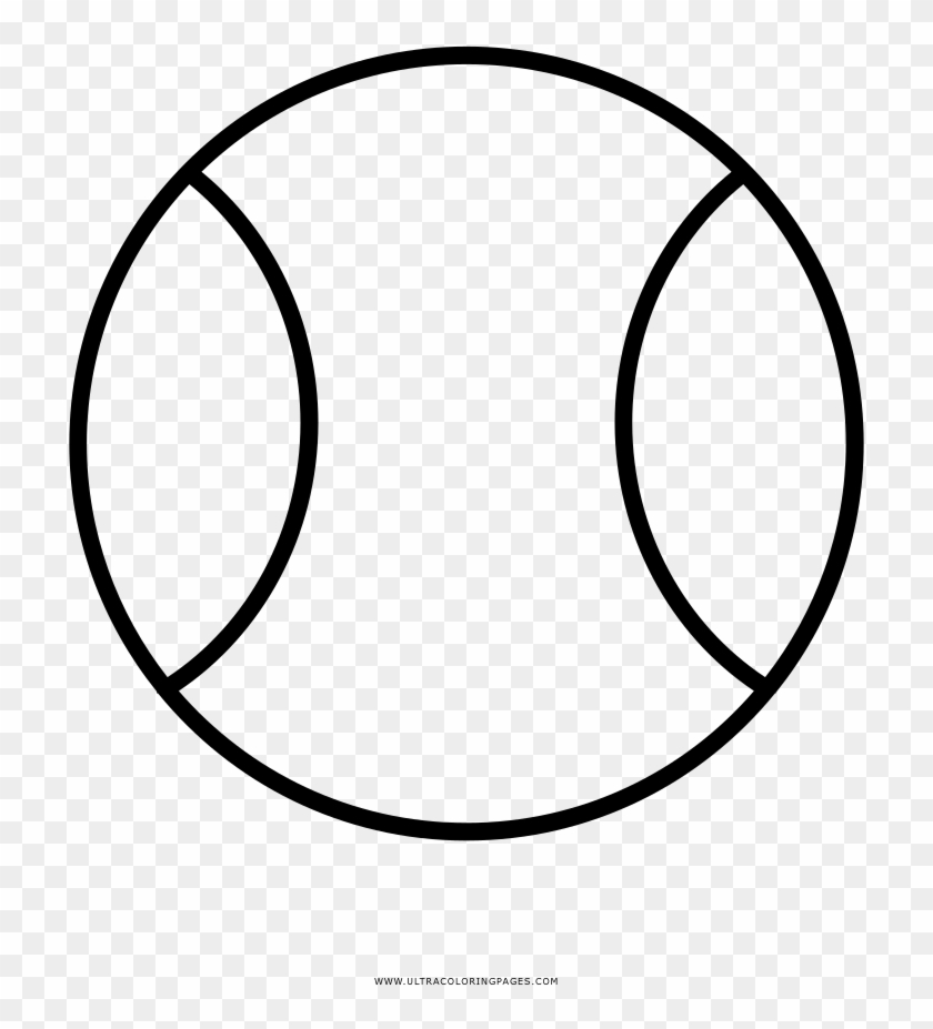 Tennis Ball Coloring Page - Simbolo De Una Ducha Electrica Clipart