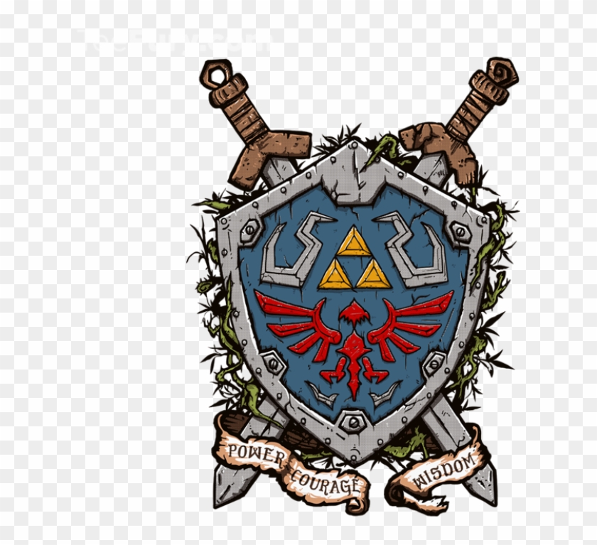 The Shield - Zelda Coat Of Arms Clipart #4969536