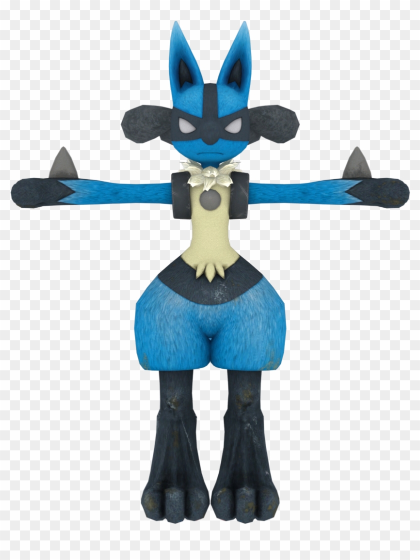 Pokken Tournament Lucario - Figurine Clipart