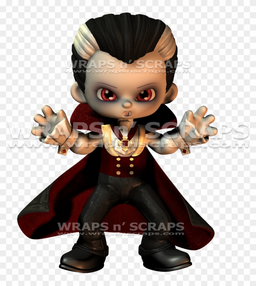 Toon Dracula - Figurine Clipart #4969976
