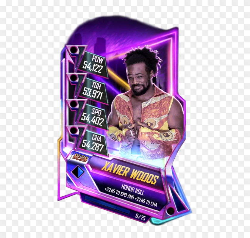 Xavierwoods S5 23 Neon - Lacey Evans Wwe Supercard Clipart #4970193