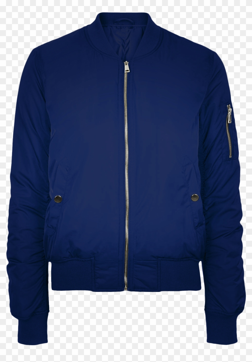 Transparent Image - Navy Blue Bomber Jackets Clipart