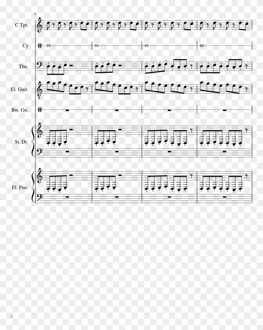 Jazz Hands Sheet Music 2 Of 10 Pages - Sheet Music Clipart