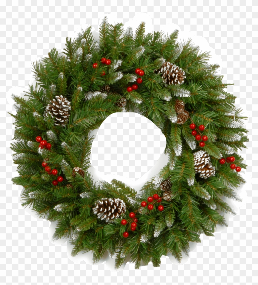 Pringles Can Png , Png Download - Wreath Christmas Clipart