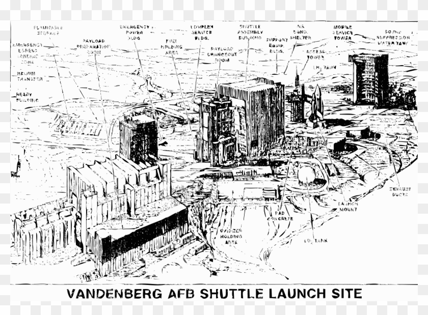 This Free Icons Png Design Of Vandenberg Shuttle Launch - Vandenberg Afb Launch Pads Clipart