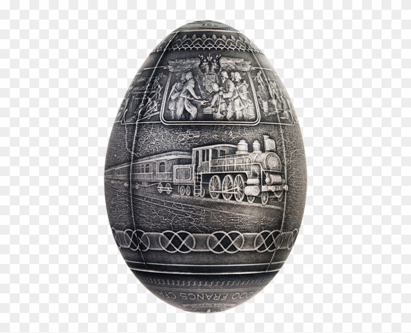 Cameroon 2016 5000 Francs Trans-siberian Railway Egg - Egg Decorating Clipart #4971138