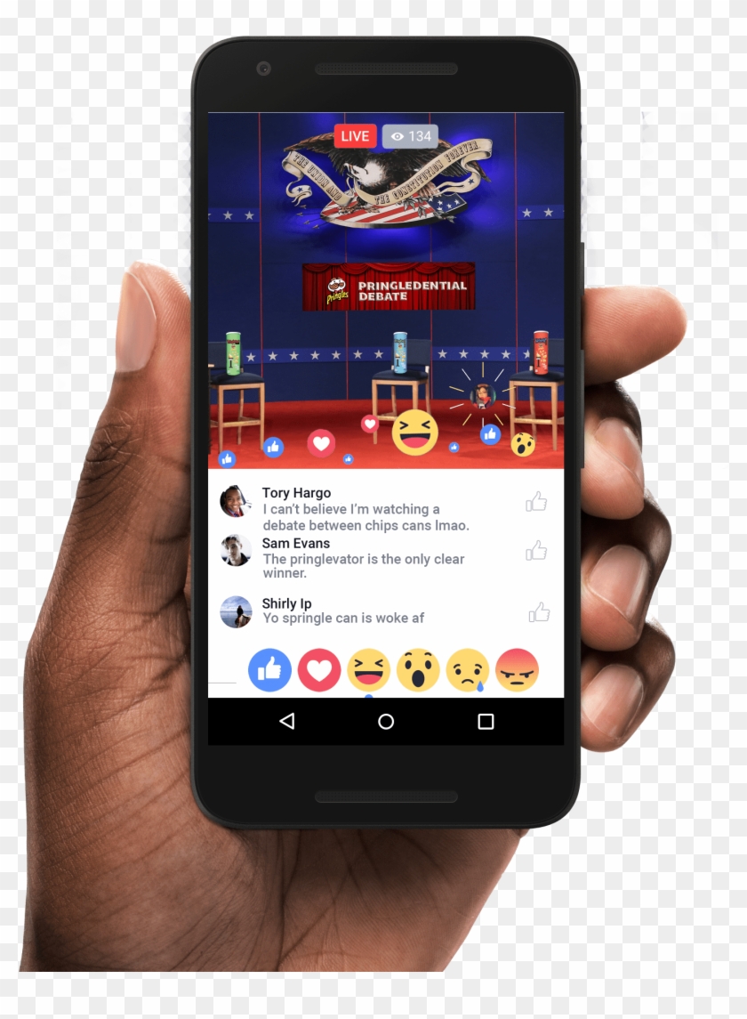 The Pringledential Debate/social - Facebook Live Stream Mobile Clipart