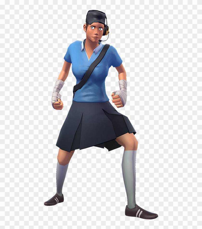Preview - Tf2 Blu Femscout Clipart