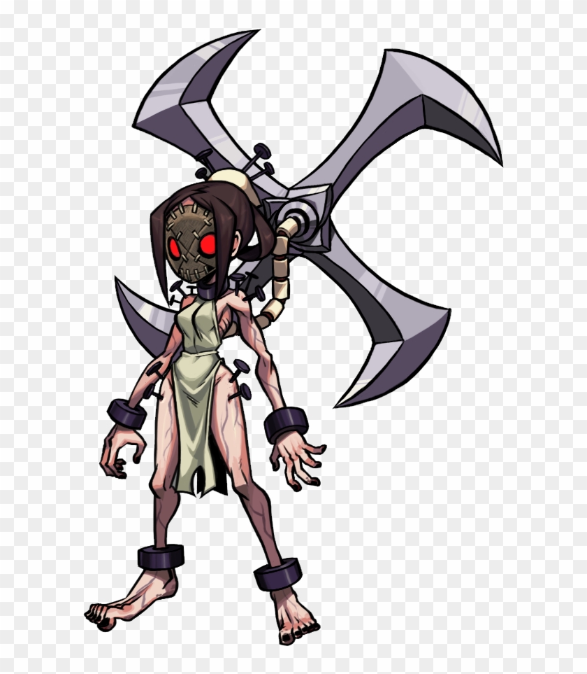 Click To Share On Facebook - Skullgirls Painwheel Animation Clipart