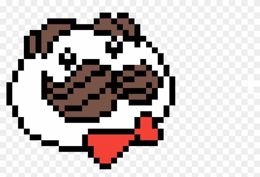 The Single Pringle - Pringle Logo Pixel Art Clipart