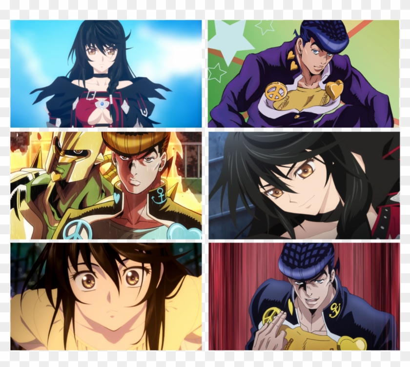 Josuke Higashikata X Velvet Crowe Submitted By @daemonthief - Cartoon Clipart