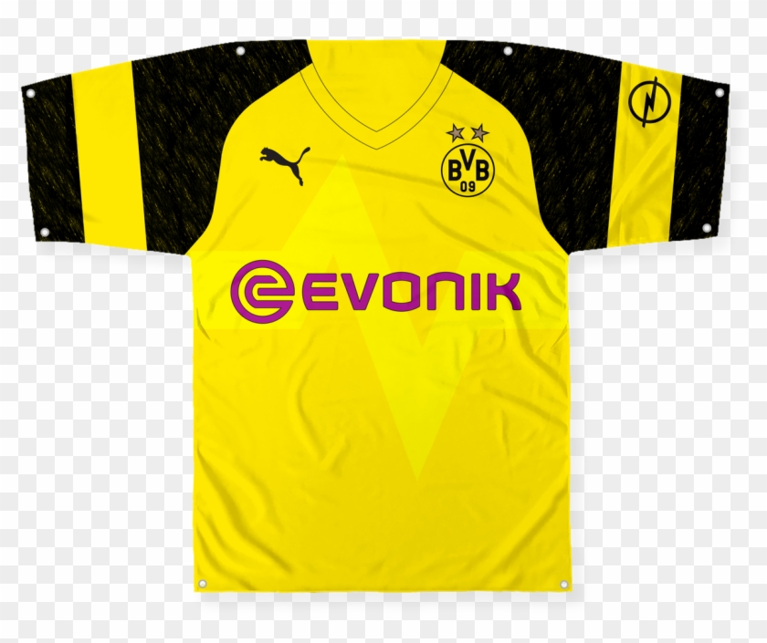 Dortmund 57" X 45" Jersey Banner - Borussia Dortmund Iphone Wallpaper 2018 Clipart #4972914
