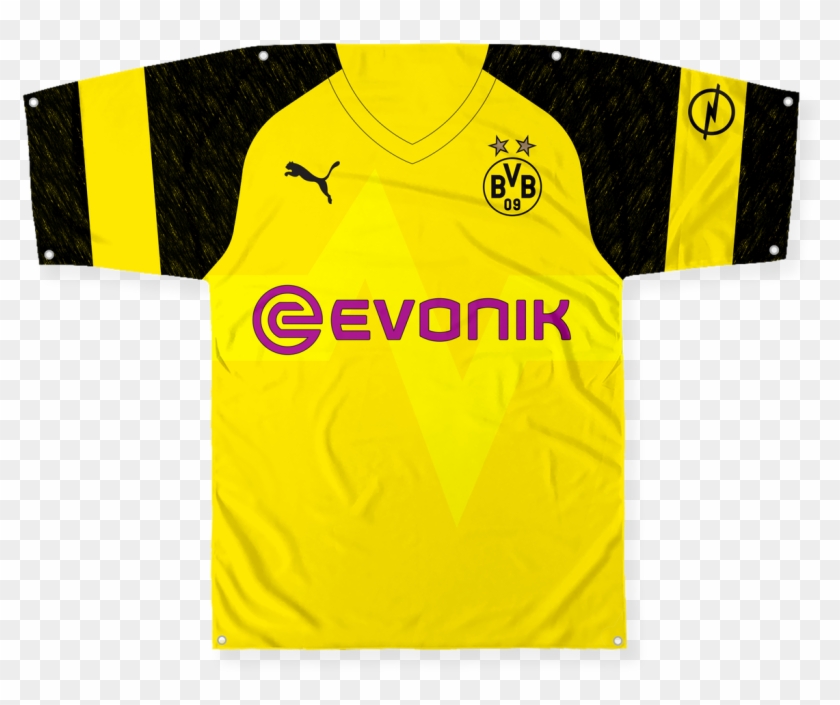 Dortmund 57" X 45" Jersey Banner - Borussia Dortmund Iphone Wallpaper 2018 Clipart