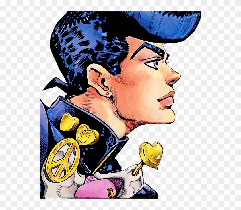 Josuke Higashikata 4 Diamond Is Unbreakable Jojo's - Josuke Higashikata Manga Png Clipart