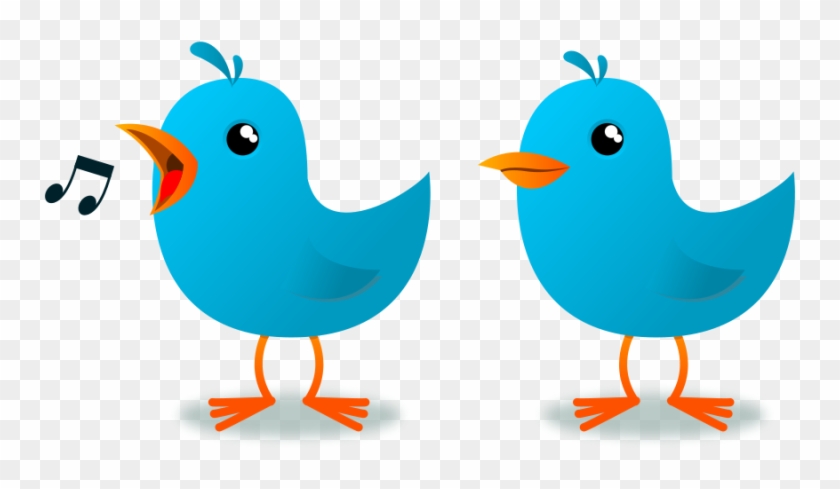 Baby Clipart Blue Bird - Twitter Bird - Png Download #4973184