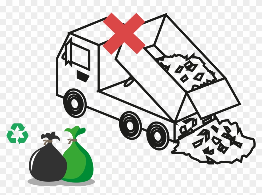 Landfill Drawing Rubbish Dump - Landfill Drawings Png Clipart
