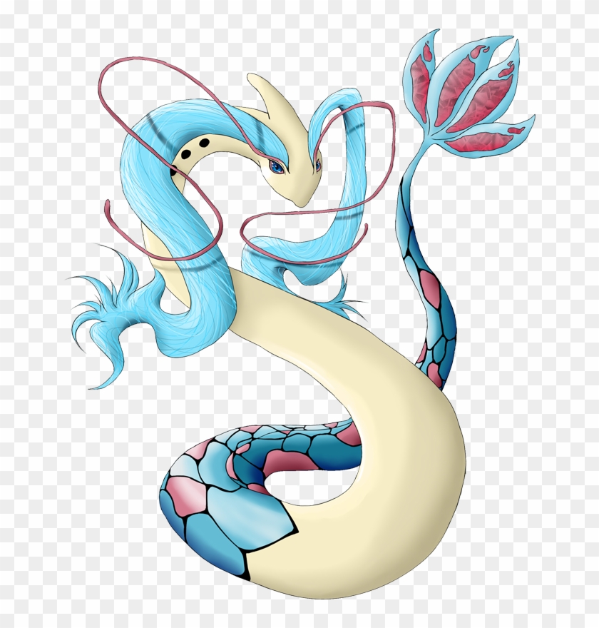 Milotic Icy - Pokemon Shiny Milotic Mega Clipart #4973910
