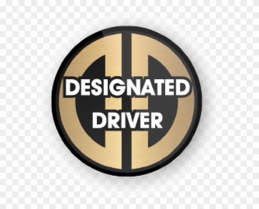 Posh Designated Driver Button - Circle Clipart #4974243