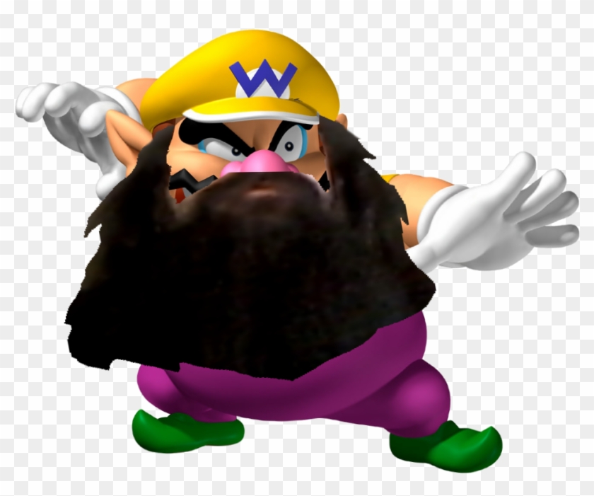 Permalink - Dark Skinned Wario Clipart