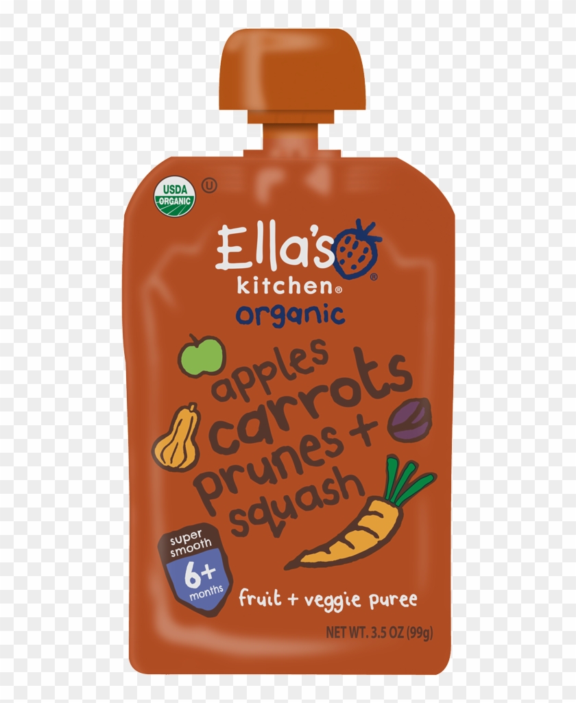 Apples Carrots Prunes Squash - Ella's Kitchen Clipart #4974621