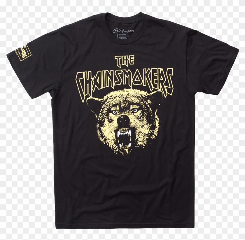 Wolf Tee - The Chainsmokers - Thunderbolt And Lightning Shirt Clipart #4974653