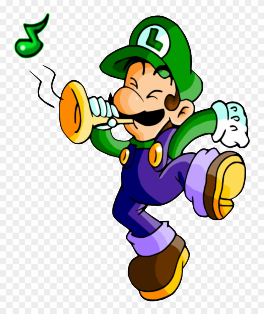 301kib, 799x968, Doot - Mario Playing Trumpet Clipart #4974654
