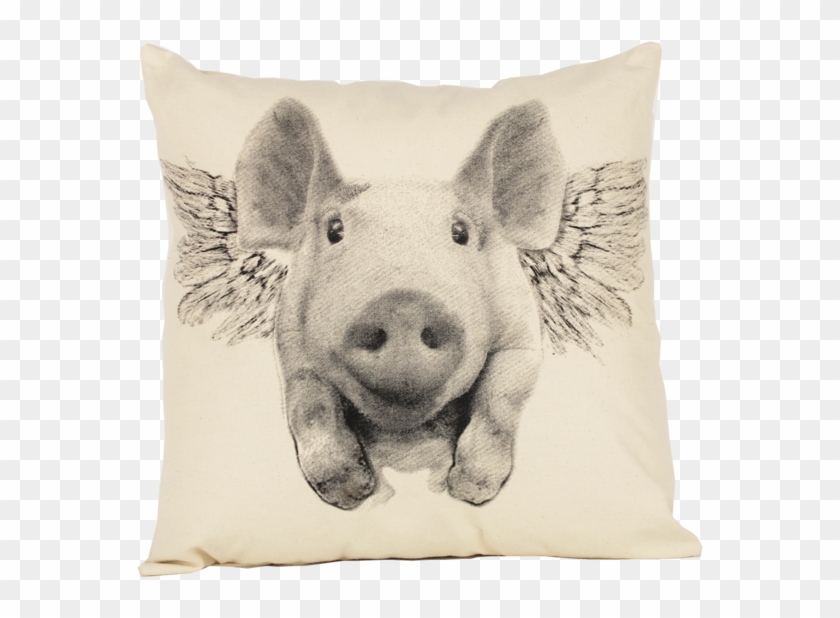 Flying Pig Pillow Clipart #4974684