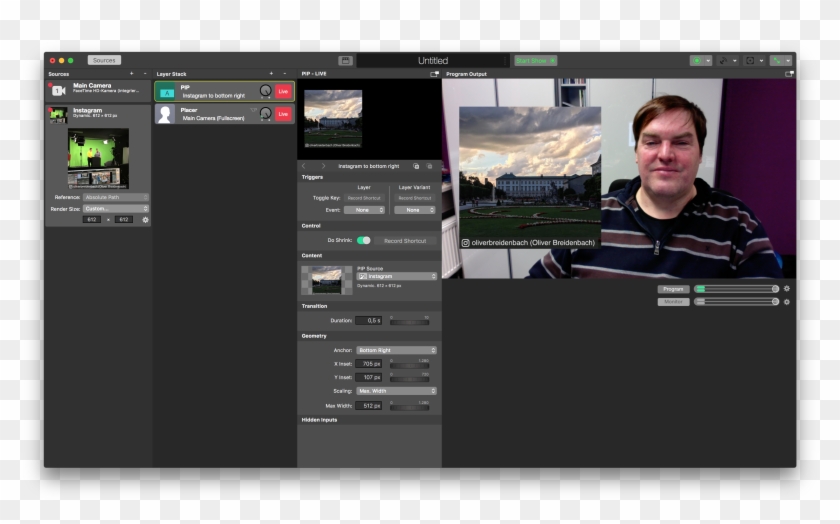 Using The Instagram Source - Rtmp Instagram Live Clipart