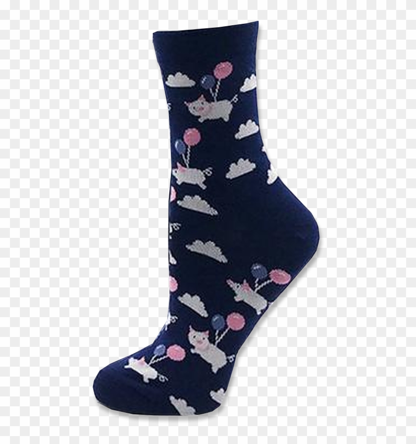 Flying Pigs Socks - Sock Clipart