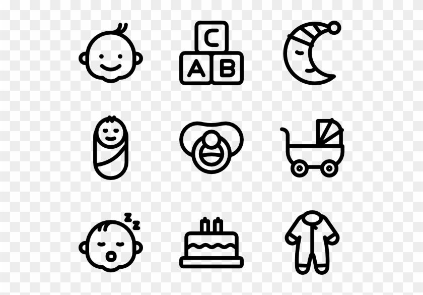 Baby - Contact Icons Clipart