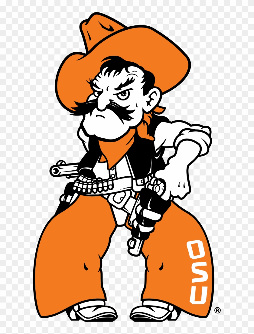 Osu Mascot- Pistol Pete Oklahoma State University, - Oklahoma State University Mascot Clipart #4975882