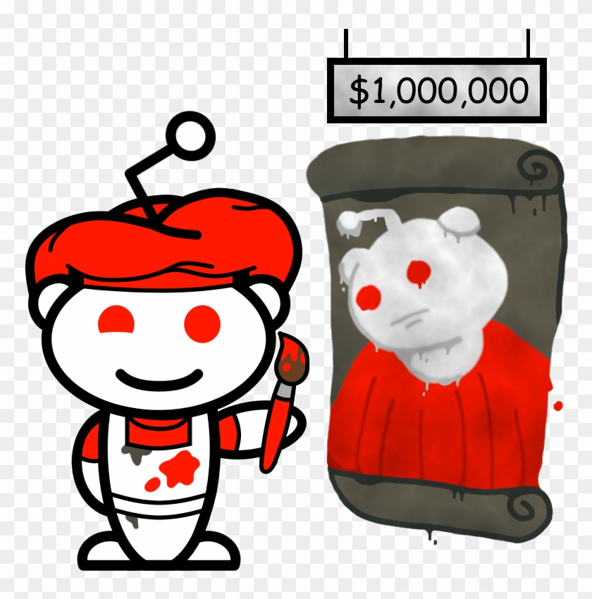 Delusionalartists - Angry Reddit Alien Clipart