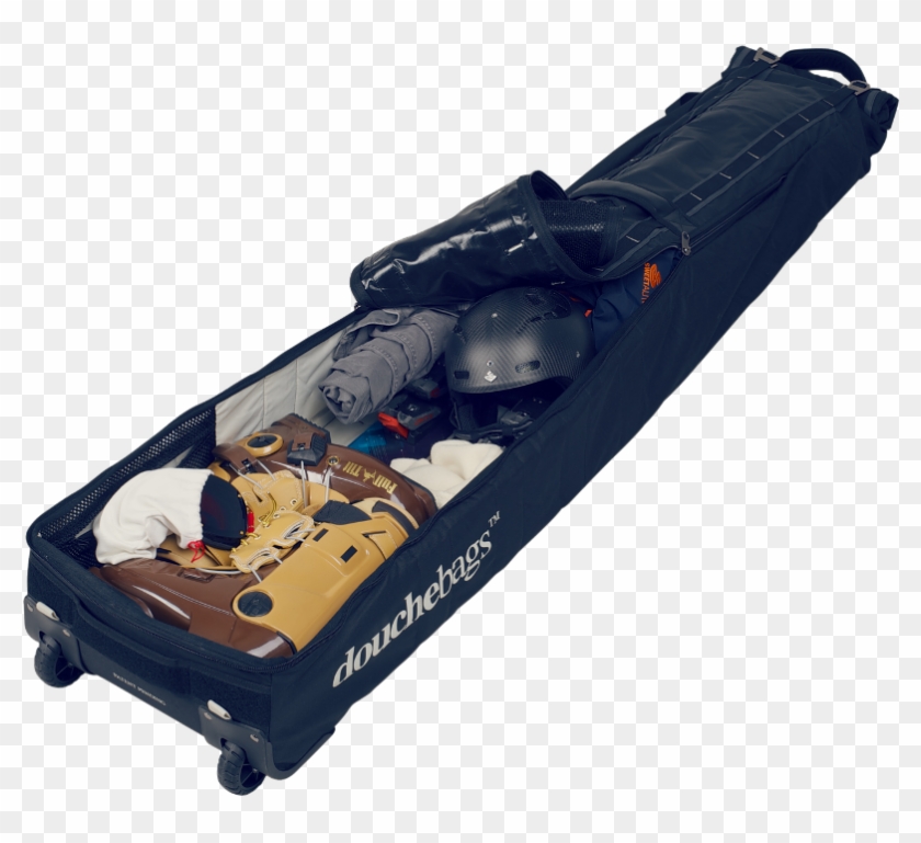 Pack A Douchebag Ski Bag Clipart