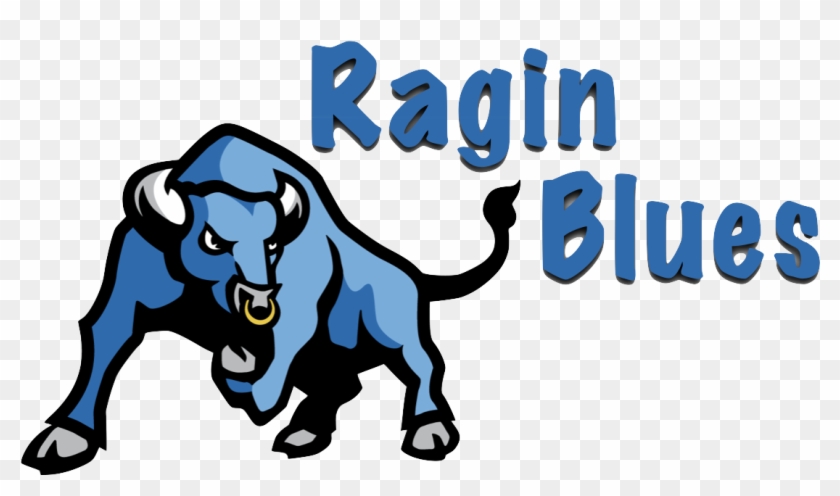 12u Raging Blues - Go Ub Bulls Basketball Clipart #4976053