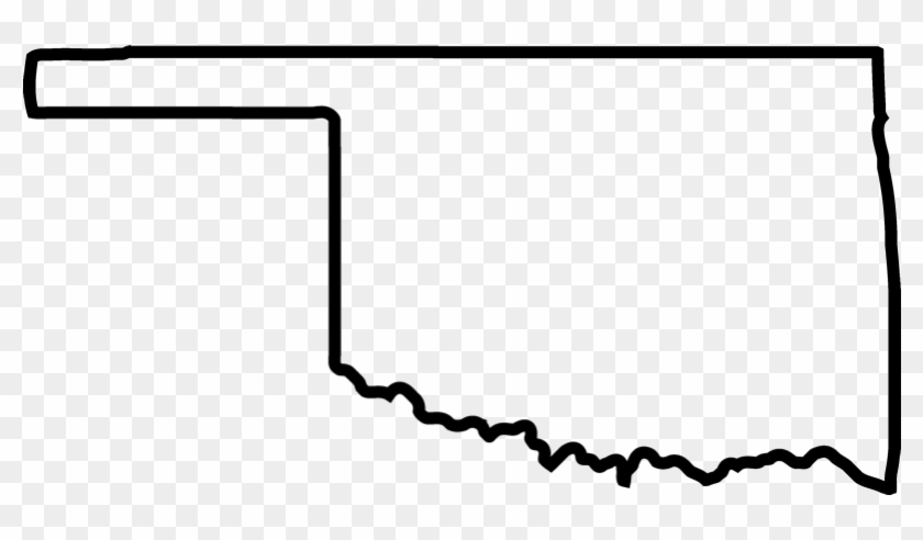 Oklahoma Outline Png - Transparent Oklahoma State Outline Clipart #4976320