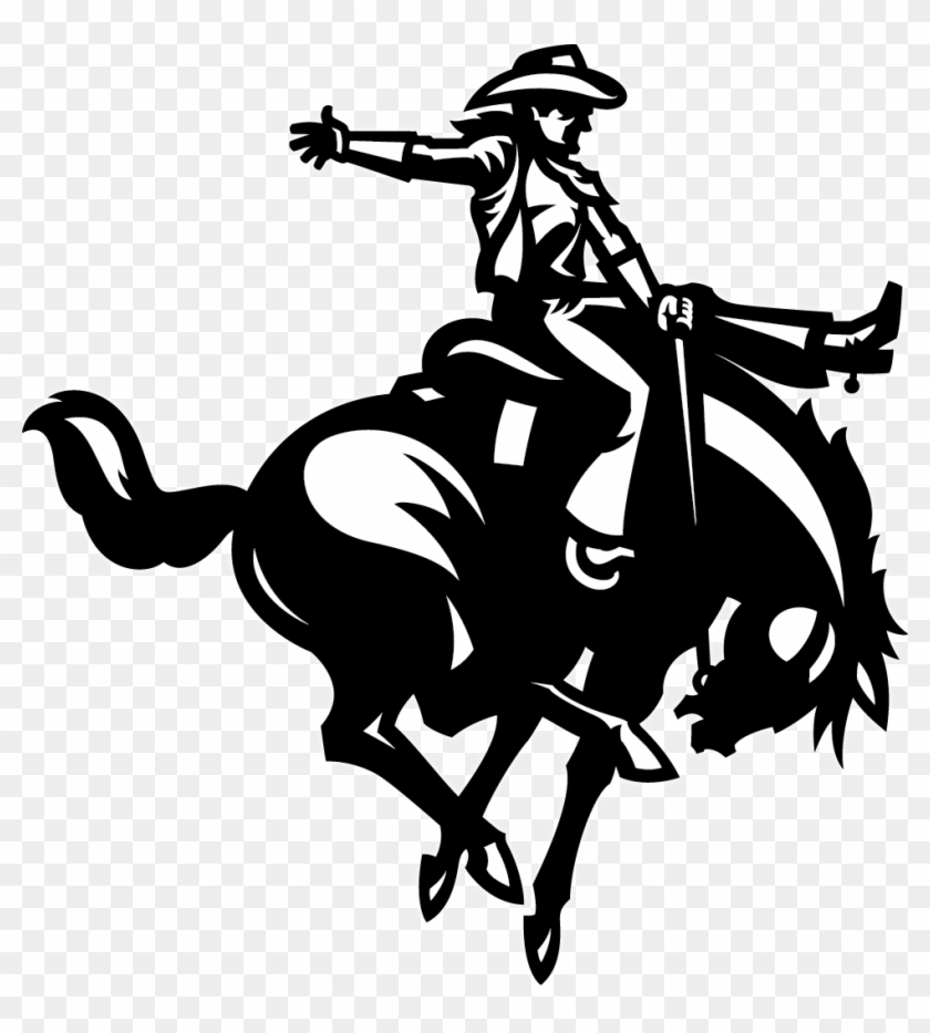 Northwestern Horse And Rider Logo - Northwestern Oklahoma State University Mascot Clipart #4976377