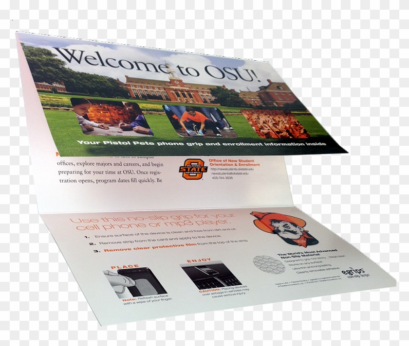Osu Oklahoma State University Gate Folded Direct Mail - Direct Mail Stickers Clipart
