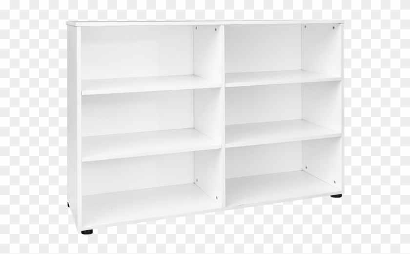 6 X Open Shelf Unit Mf 9 White - Shelf Clipart #4976988