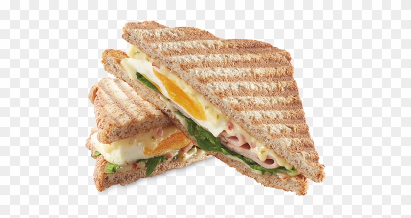 Chicken Ham, White Cheddar Cheese, Egg & Wild Rocket - Ham And Cheese Sandwich Clipart
