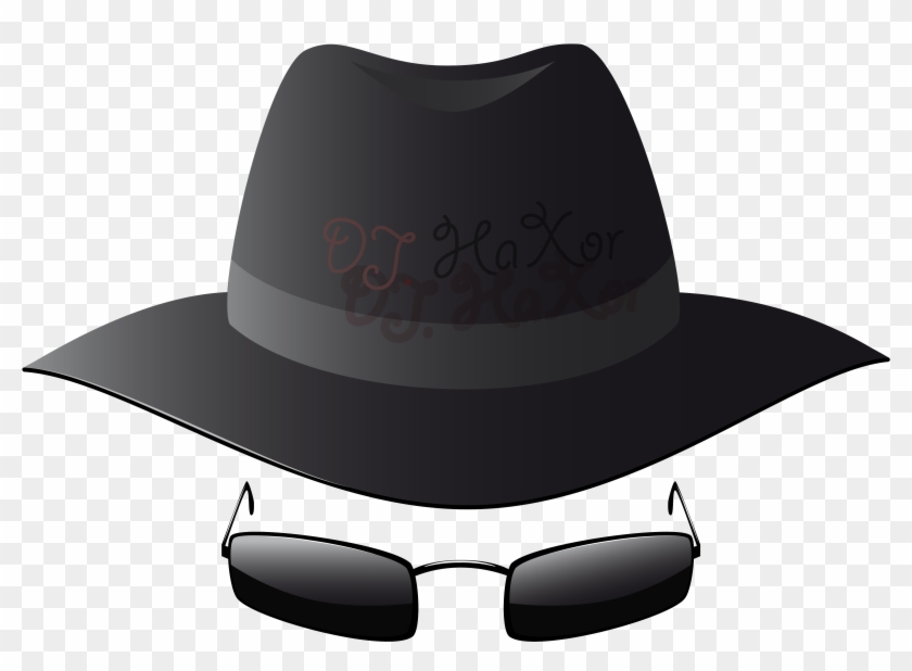 1 - Black Hat Hacker Hat Clipart #4977168