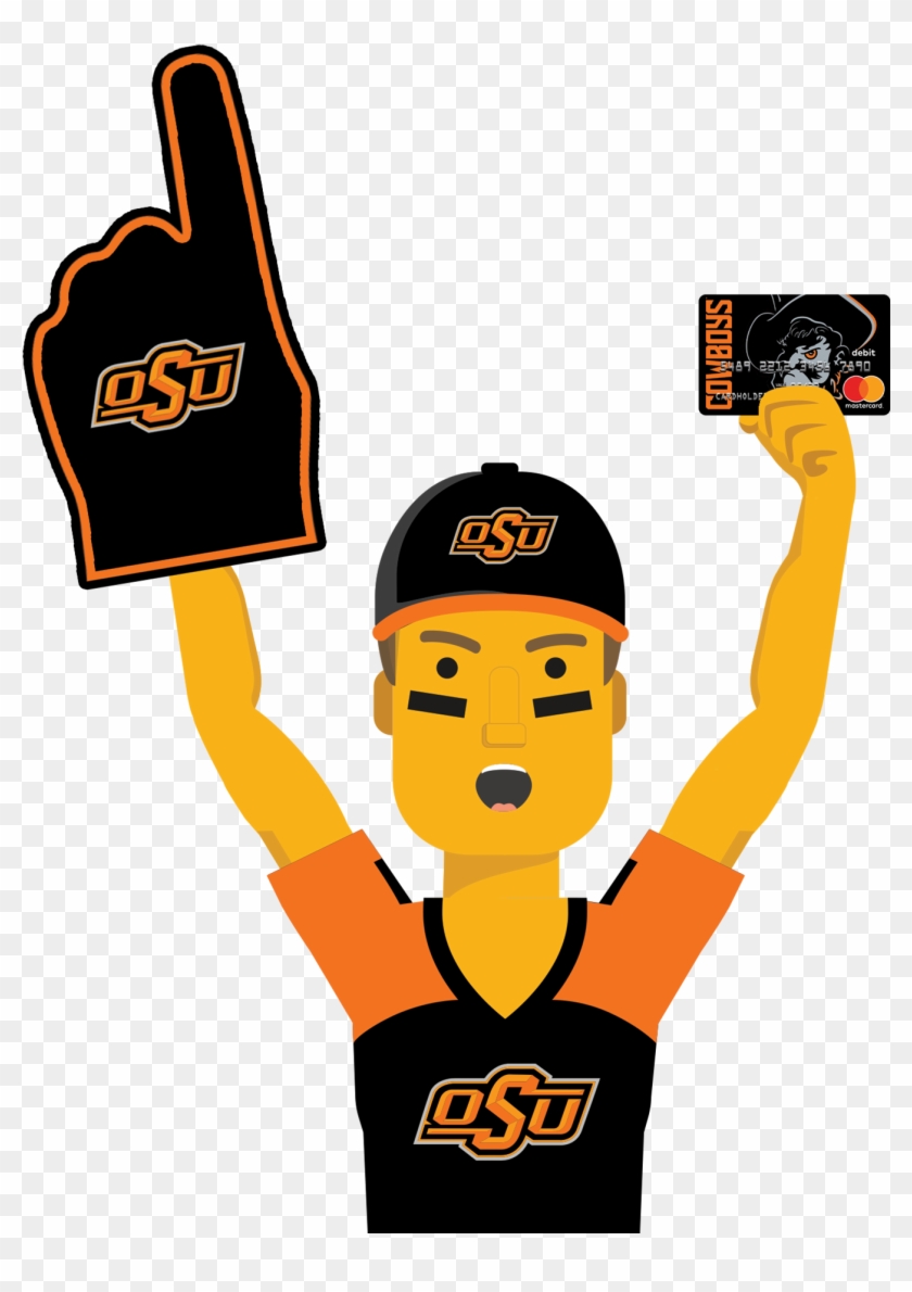 Oklahoma State Ultimate Fan With The Oklahoma State Clipart