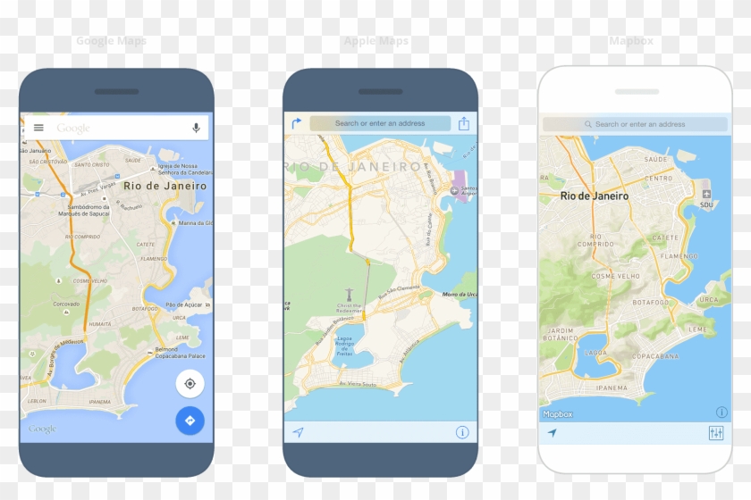 Rio De Janeiro, Brazil - Fabric Mapbox Clipart