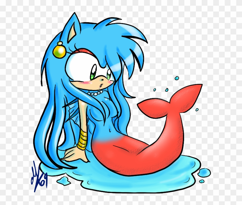 Melanie Hot Mermaid Echidna Photo Chibi Mermaid Becky - Cartoon Clipart