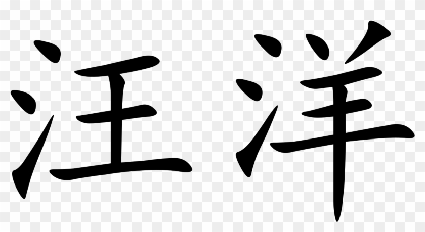 Wang Yang - Wang In Chinese Character Clipart