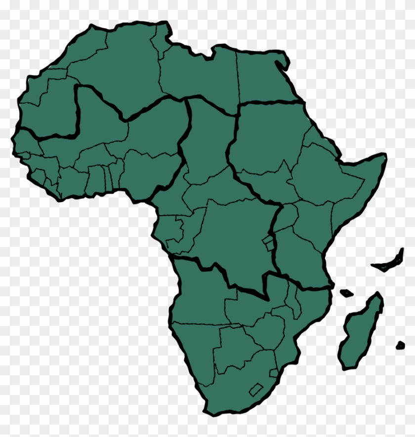 Interactive Regional Map Of Africa - African Stereotypes Clipart