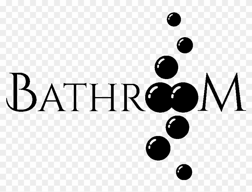 Sticker Porte Salle De Bain Bathroom Ambiance Sticker - Graphic Design Clipart