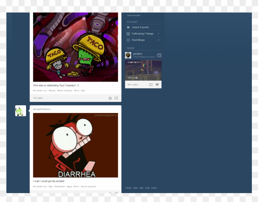 This Was Not On Purpose Xd - Gir Eating A Taco Clipart #4978452
