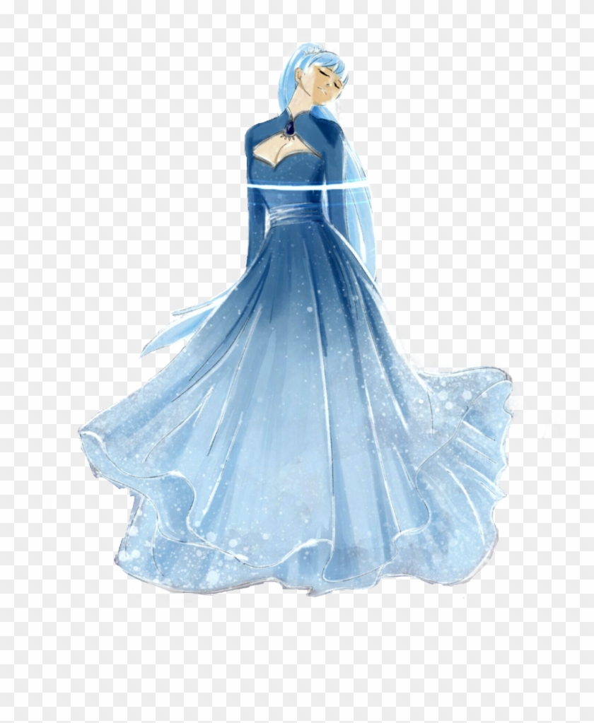 #weiss #rwby - Gown Clipart #4978473