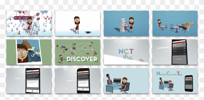 Notice Choose Tell - Flyer Clipart